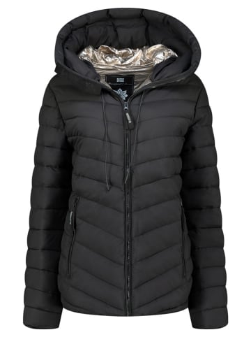 Geographical Norway Doorgestikte jas "Amandine" zwart