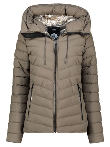 Geographical Norway Doorgestikte jas "Amandine" taupe