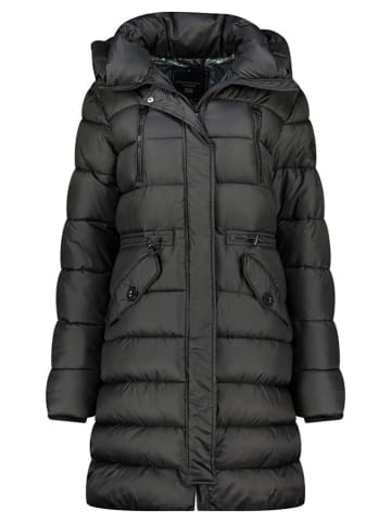 Geographical Norway Płaszcz pikowany "Bertille" w kolorze czarnym
