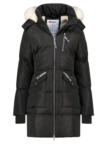 Geographical Norway Płaszcz pikowany "Balaland" w kolorze czarnym