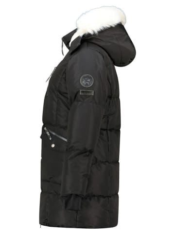 Geographical Norway Płaszcz pikowany "Balaland" w kolorze czarnym