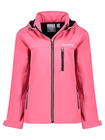 Geographical Norway Kurtka softshellowa "Tounia" w kolorze różowym