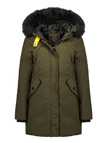 Geographical Norway Parka "Cherifa" w kolorze oliwkowym