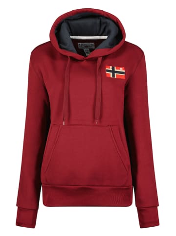 Geographical Norway Bluza "Genifer" w kolorze bordowym