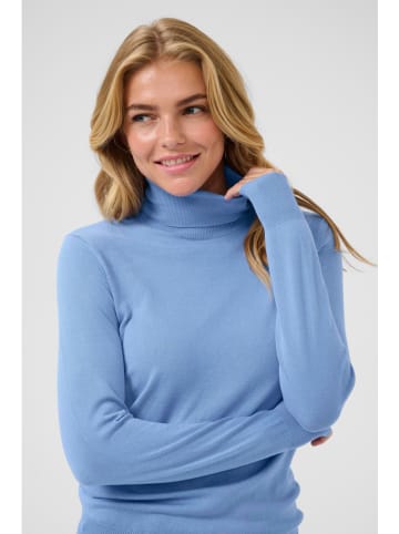 Kaffe Rollkragenpullover in Hellblau