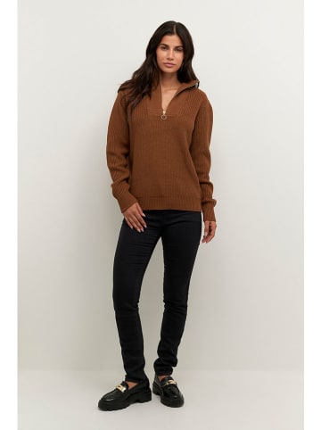 Kaffe Pullover "Lioa" in Hellbraun
