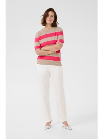 Kaffe Strickshirt in Beige