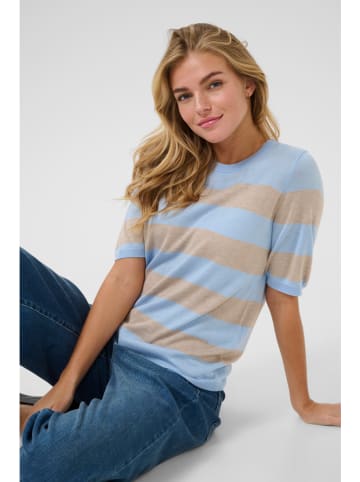 Kaffe Strickshirt in Hellblau