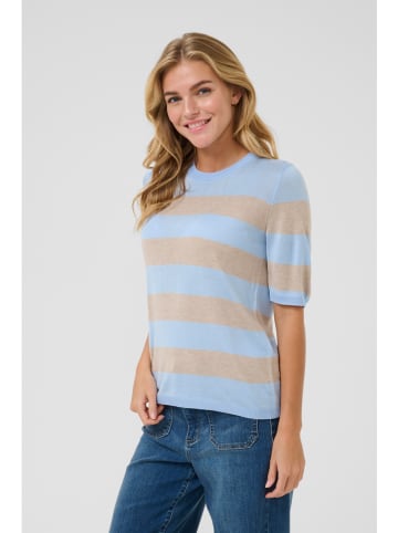 Kaffe Strickshirt in Hellblau
