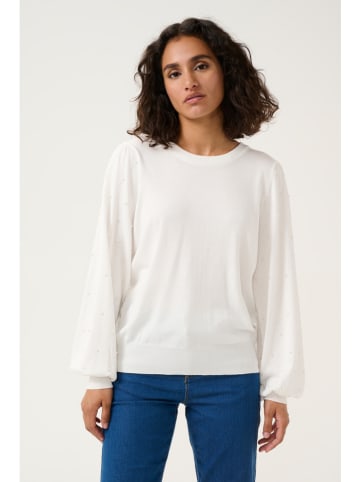 Kaffe Pullover in Weiß
