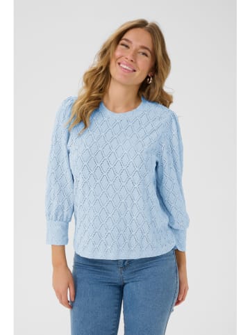 Kaffe Bluse in Hellblau
