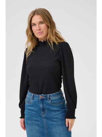 Kaffe Bluse in Schwarz