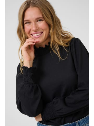 Kaffe Bluse in Schwarz