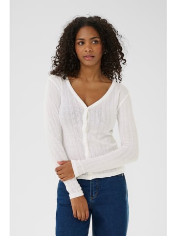 Kaffe Cardigan in Weiß