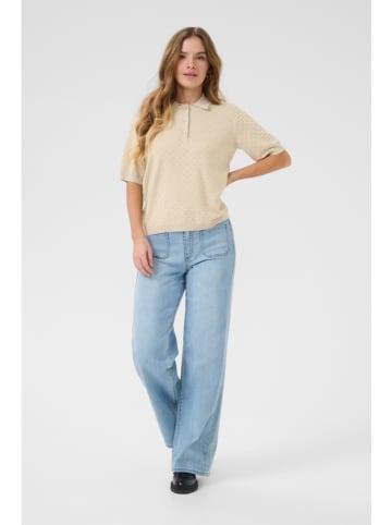 Kaffe Poloshirt in Beige