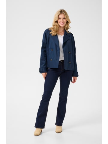 Kaffe Trenchcoat in Dunkelblau