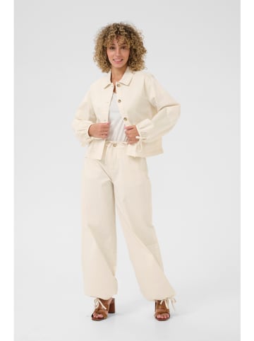 Kaffe Übergangsjacke in Creme