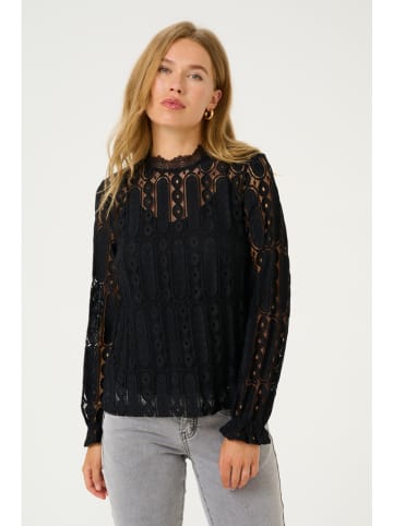 Kaffe Bluse in Schwarz