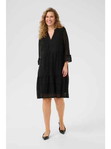 Kaffe Kleid in Schwarz