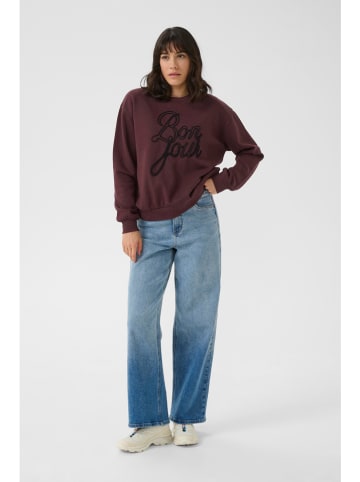 Kaffe Sweatshirt in Braun