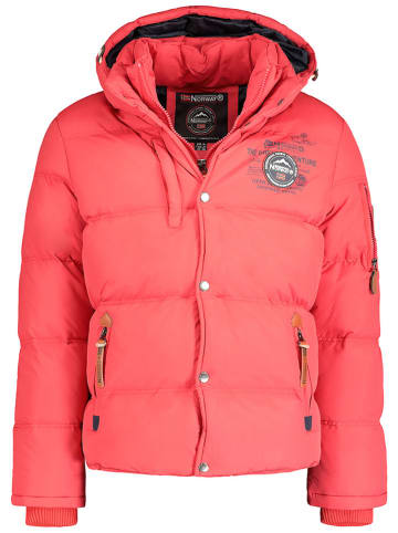 Geographical Norway Kurtka zimowa "Verveine" w kolorze czerwonym