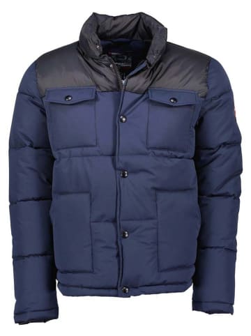 Geographical Norway Kurtka pikowana "Bareda" w kolorze granatowym