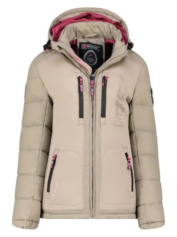Geographical Norway Kurtka pikowana "Beachwood" w kolorze beżowym