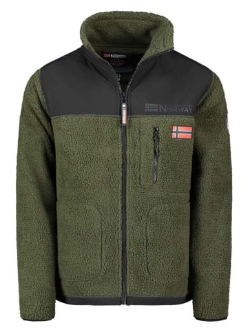 Geographical Norway Fleecejacke "Tuvalu" in Khaki