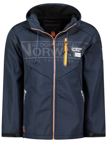 Geographical Norway Softshelljas "Raoul" donkerblauw