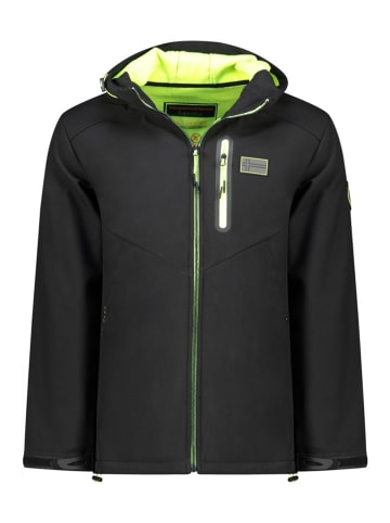 Geographical Norway Softshelljacke "Tender" in Schwarz/ Grün