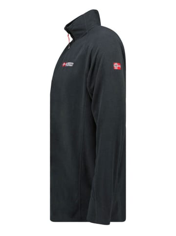 Geographical Norway Bluza polarowa "Tug" w kolorze czarnym