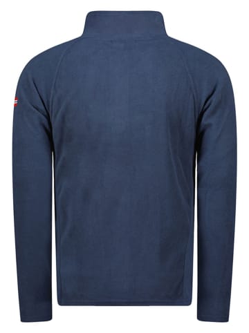 Geographical Norway Bluza polarowa "Tug" w kolorze granatowym