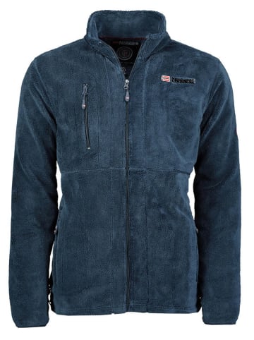 Geographical Norway Fleece vest "Upload" donkerblauw