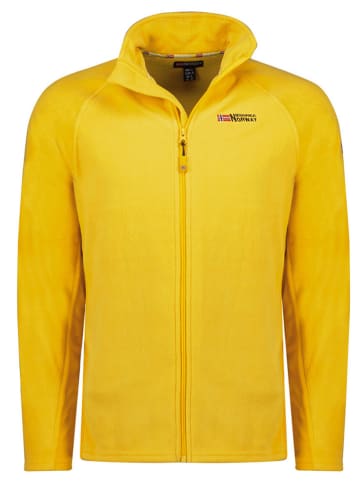 Geographical Norway Kurtka polarowa "Tug" w kolorze musztardowym