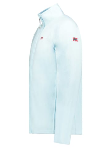 Geographical Norway Kurtka polarowa "Tug" w kolorze błękitnym