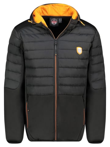 Geographical Norway Kurtka softshellowa "Tennis" w kolorze czarno-pomarańczowym
