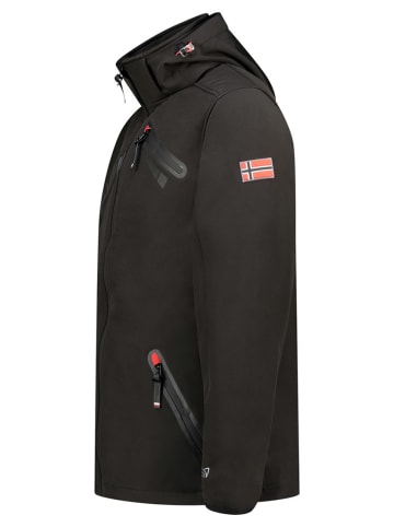 Geographical Norway Kurtka softshellowa "Twopac" w kolorze czarnym
