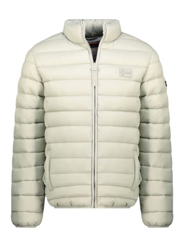Geographical Norway Doorgestikte jas "Amichoko" grijsgroen