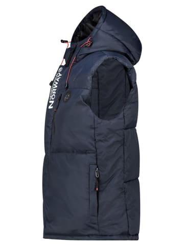 Geographical Norway Kamizelka pikowana "Vetincelle" w kolorze granatowym