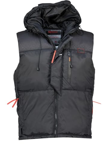 Geographical Norway Kamizelka pikowana "Vetincelle" w kolorze czarnym