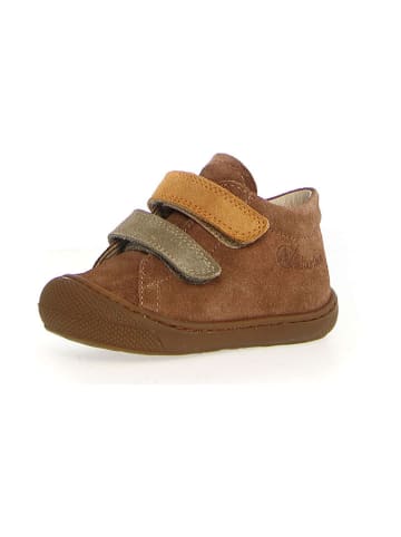 Naturino Skórzane sneakersy "Corkel" w kolorze jasnobrązowym