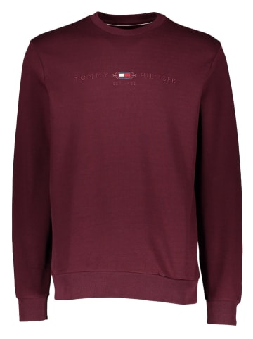Tommy Hilfiger Bluza w kolorze bordowym