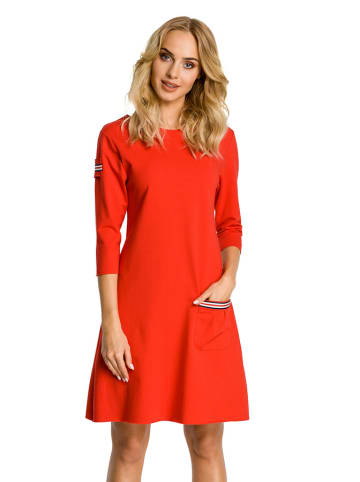 made of emotion Sukienka w kolorze czerwonym