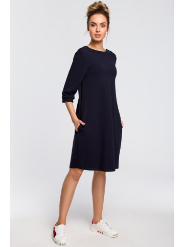 made of emotion Sukienka w kolorze granatowym