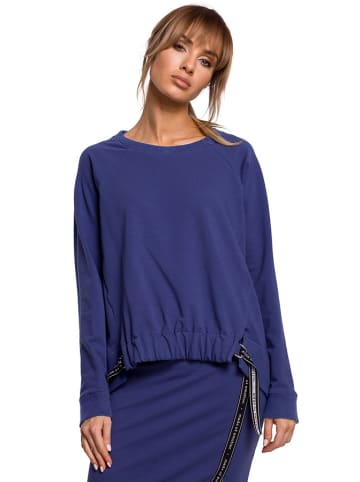 made of emotion Bluza w kolorze niebieskim