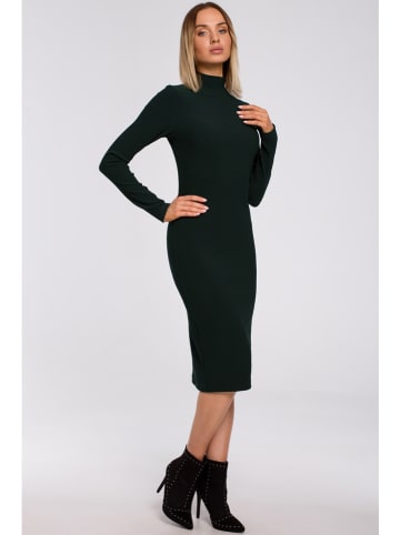 made of emotion Sukienka w kolorze ciemnozielonym