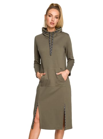 made of emotion Sukienka w kolorze khaki