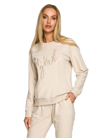 made of emotion Sweatshirt beige