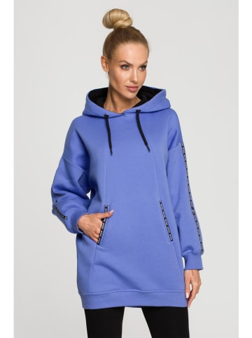 made of emotion Hoodie in Blau