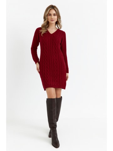 made of emotion Gebreide jurk bordeaux